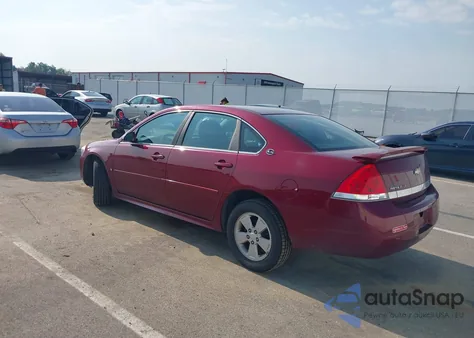 2009 Chevrolet Impala 3.5L Lt из США, поврежденный, VIN 2G1WT57N891301836